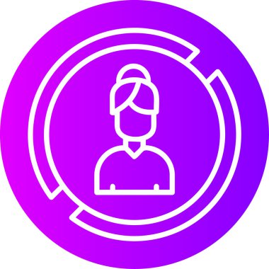 avatar erkek profil simgesi - özet biçimi