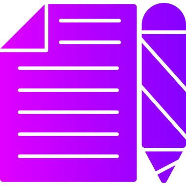 belge simgesi vektör illüstrasyonu