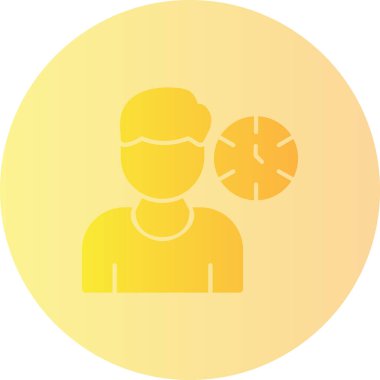 iş yönetimi düz vektör simgesi