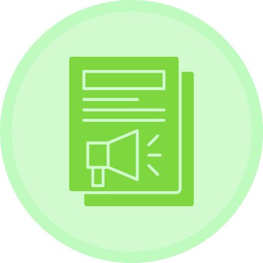 Belge. Web simgesi basit illüstrasyon