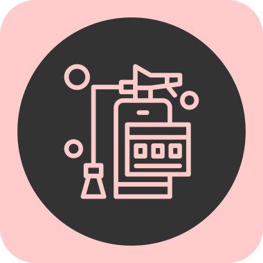 Modern b 'nin vektör illüstrasyonu eksik simgesi