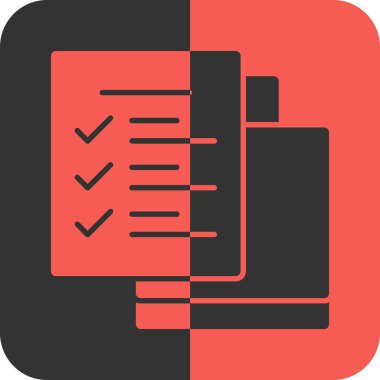 belge simgesi vektör illüstrasyonu