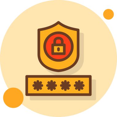 ikon vektör illüstrasyonunu kilitle