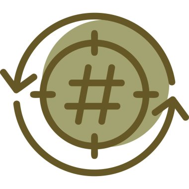 Bozuk para. Web simgesi basit tasarım