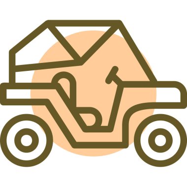 Teslimat. Web simgesi basit illüstrasyon