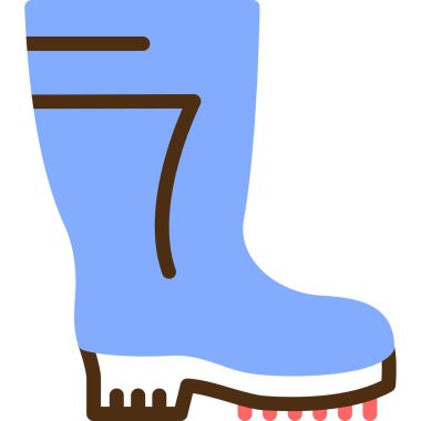 Çizmeler. Web simgesi basit illüstrasyon