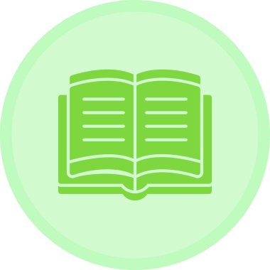Kitap. Web simgesi basit illüstrasyon