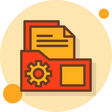 belge dosyası. Web simgesi basit illüstrasyon