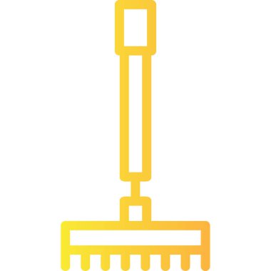 Süpürge. Web simgesi basit tasarım