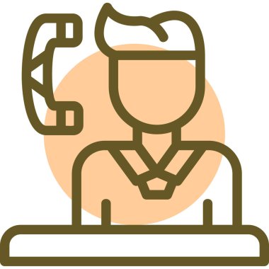 İnsan simgesinin vektör illüstrasyonu