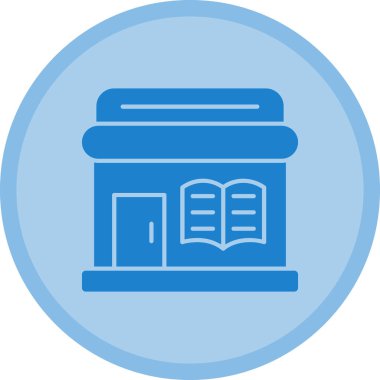 Kitap. Web simgesi basit illüstrasyon