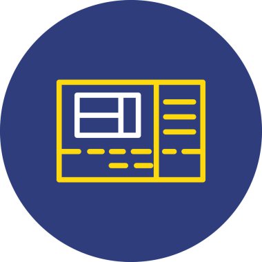 Seo simgesinin vektör illüstrasyonu