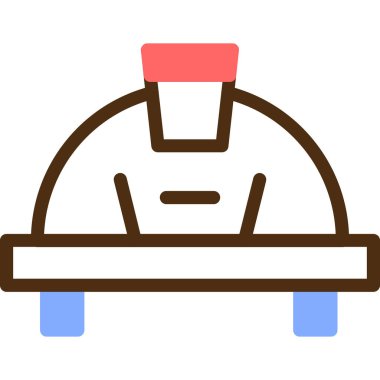 Miğfer web vektör illüstrasyonu