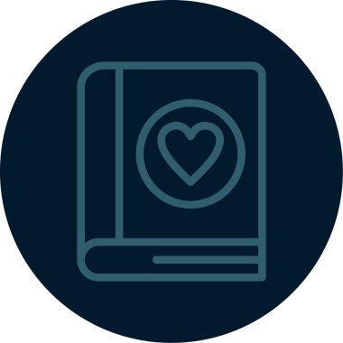 Kişisel ve ticari kullanım için kitap vektörü işaret sembolü tasarımı çizimi..