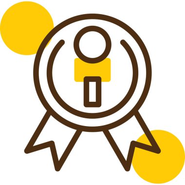 Ödül. Web simgesi vektör illüstrasyonu