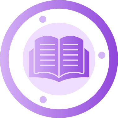 kitap simgesi vektör illüstrasyonu