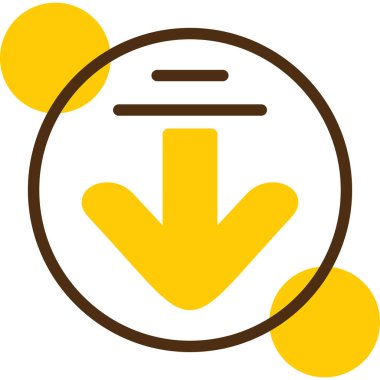 Yönlendirme oku vektör simgesi. biçim düz simge simgesi, yuvarlak açılar, beyaz arkaplan