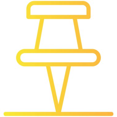 Sandalyenin modern ve basit bir simgesinin vektör çizimi