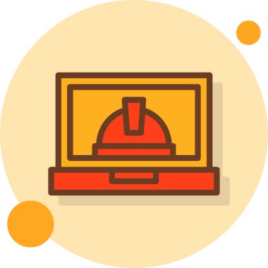 grafik çizelgesi simgesi olan dizüstü bilgisayar monitörü ekranı