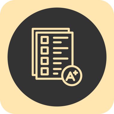 belge simgesi vektör illüstrasyonu