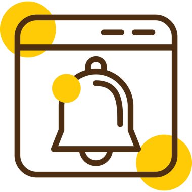 Yiyecek ve içecek ikonunun vektör illüstrasyonu