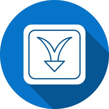 Çember arkaplanındaki işaret simgesini kontrol et