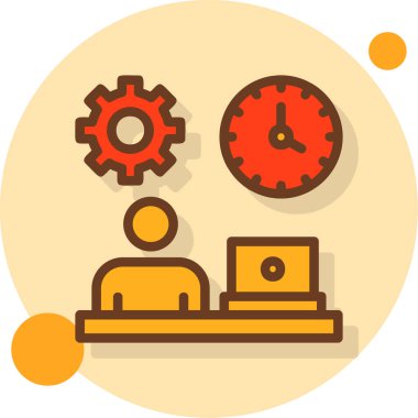 dişli simgesi vektör illüstrasyonu