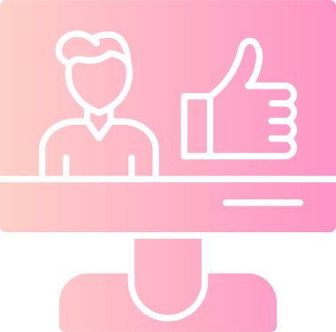 Bilgisayar simgesi tasarım vektör illüstrasyon