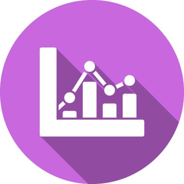 İş ve finans simgesinin vektör illüstrasyonu