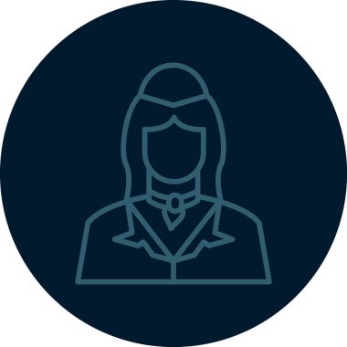 vektör kadın çizimi