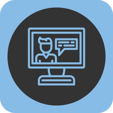 seo modern simgesinin vektör illüstrasyonu