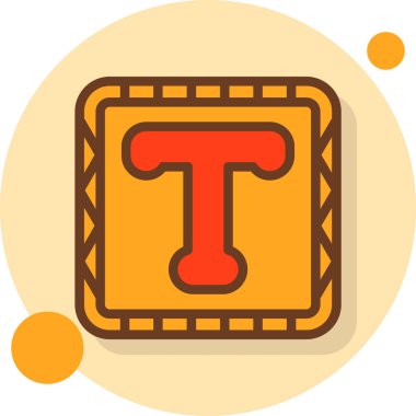 Tek bir madeni para simgesinin vektör çizimi