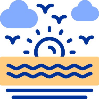 Yemek. Web simgesi basit illüstrasyon