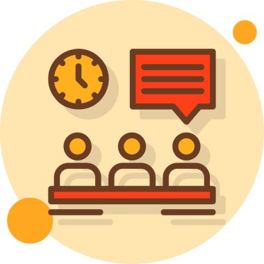 İş simgesinin vektör illüstrasyonu