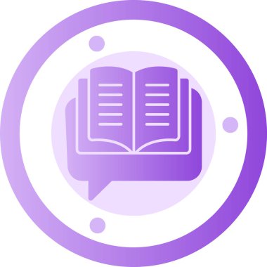 Kitap. Web simgesi basit illüstrasyon