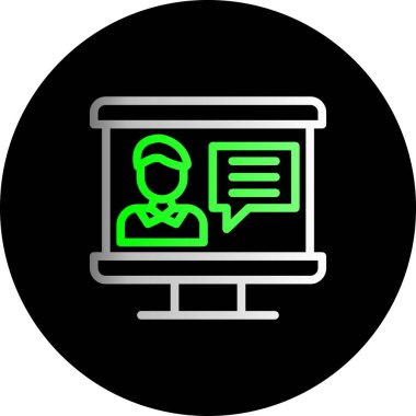 seo modern simgesinin vektör illüstrasyonu