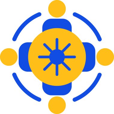 Dişliler. Web simgesi basit tasarım