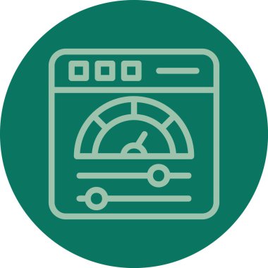 vektör gösterge paneli resimleme