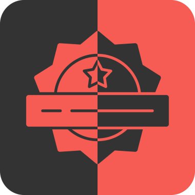 Rozet rozet rozeti simgesi