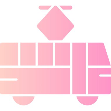 otobüs simge vektör çizim