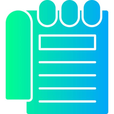 Kitap. Web simgesi basit illüstrasyon