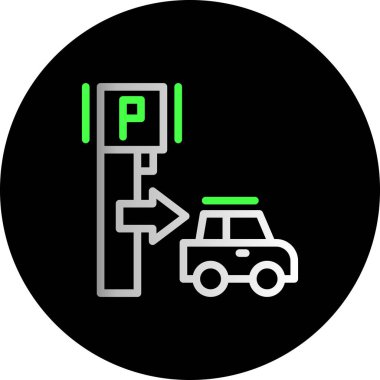 park ışığı vektör simgesi