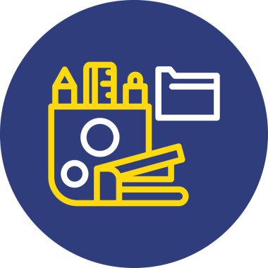 Dosya simgesinin vektör illüstrasyonu