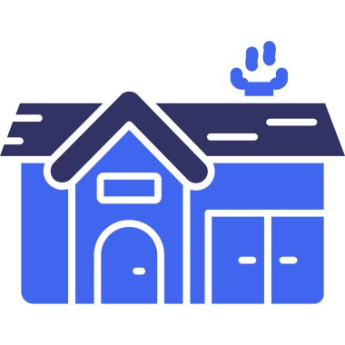 ev simgesi, vektör illüstrasyonu