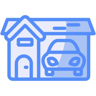 Araba simgesi vektörde. Logotype