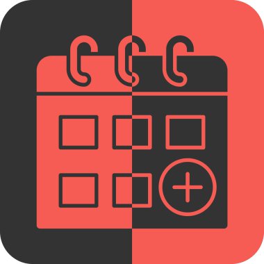 hesap makinesi düz simgesi, vektör illüstrasyonu