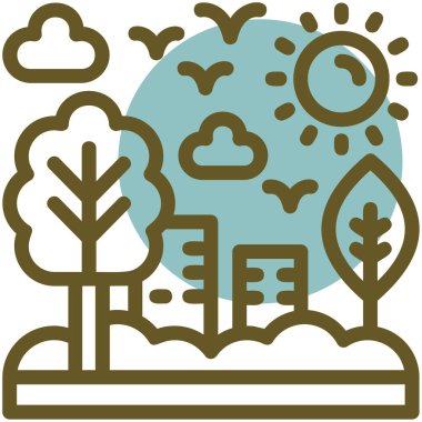 Bulut hava durumu modern simgesi, vektör illüstrasyonu