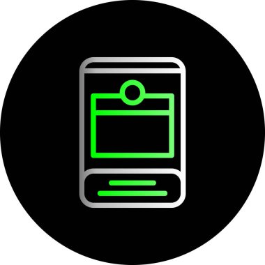 Eşsiz Telefon Vektörü Kabartma Simgesi