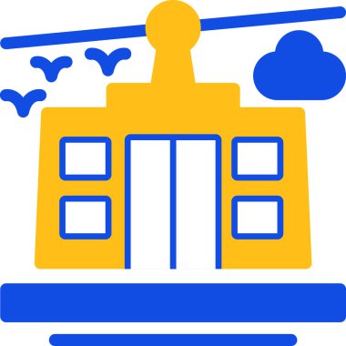 Dosya ana hatları biçiminde inşaat yapı ikonu