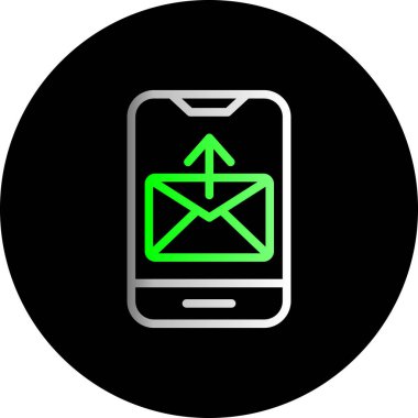 vektör posta simgesi illüstrasyonu